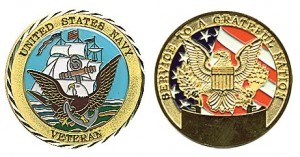 Coin - Navy Veteran