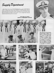 Supply Department, USS Halsey Powell, from 1959-1960 Cruise Book