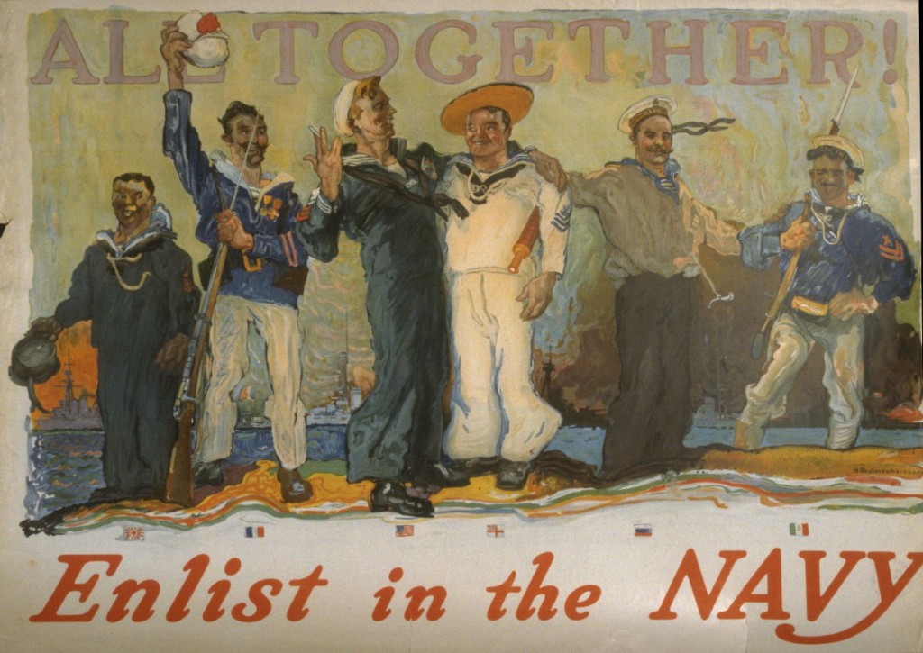 All Together! Enlist in the Navy, By Henry Reuterdahl