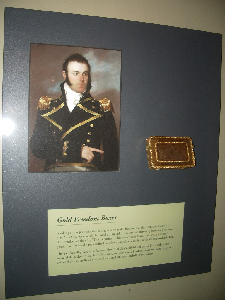 Freedom Box on display in the Winterthur Museum, DE