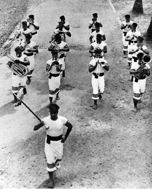 "One of the Navy's most unusual units is the Fita Fita Band, at U.S. Naval Station, Pago Pago, tutuila, American Samoa (All Hands Magazine, April 1949)