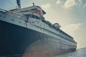 Picture taken of SS United States in my wife's collection from the 1980s, Norfolk, VA. 