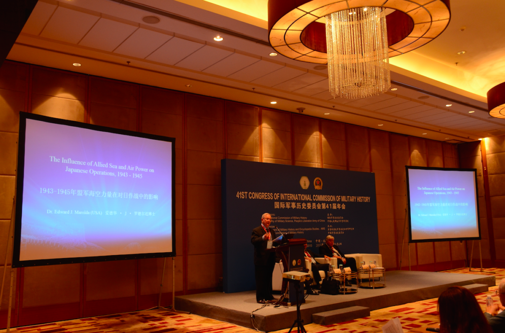 Dr. Marolda speaking at ICMH Conference in Beijing, China