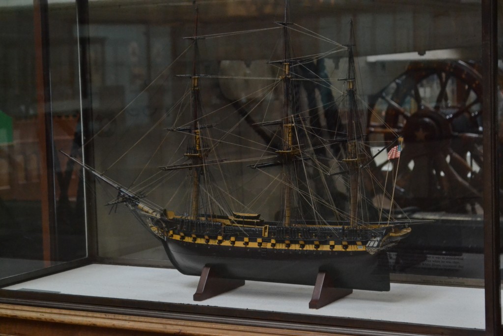 Constitution model on display at the National Museum of the United States Navy (NHF Photo/Matthew Eng/Released)
