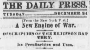 Cincinnati Daily Press (Cincinnati, Ohio), December 24, 1861, Page 4, Image 4, Col. 1-2. (Library of Congress)