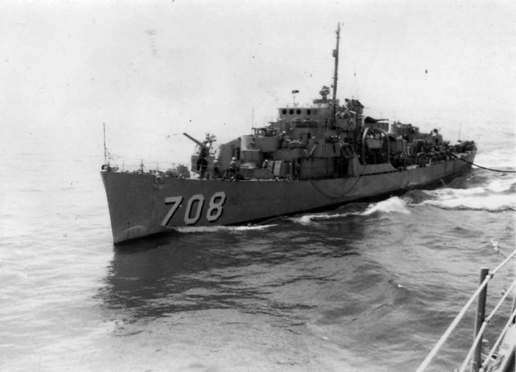 USS Parle (DE 708) The last in service (via NAVSOURCE)